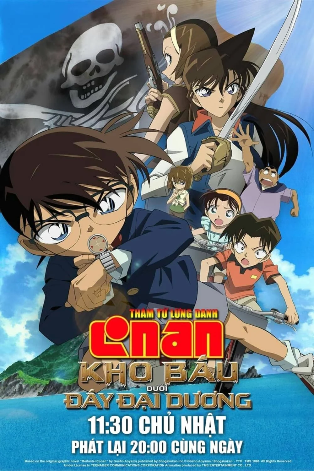 Xem phim Thám Tử Lừng Danh Conan 11: Kho Báu Dưới Đáy Đại Dương - Full HD Vietsub
