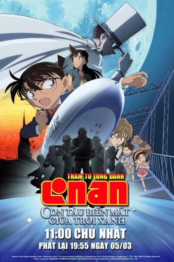 Xem phim Thám Tử Lừng Danh Conan 14: Con Tàu Biến Mất Giữa Trời Xanh - Full HD Vietsub