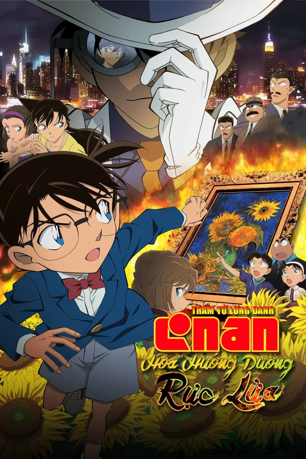 Xem phim Thám Tử Lừng Danh Conan 19: Hoa Hướng Dương Rực Lửa - Full HD Vietsub