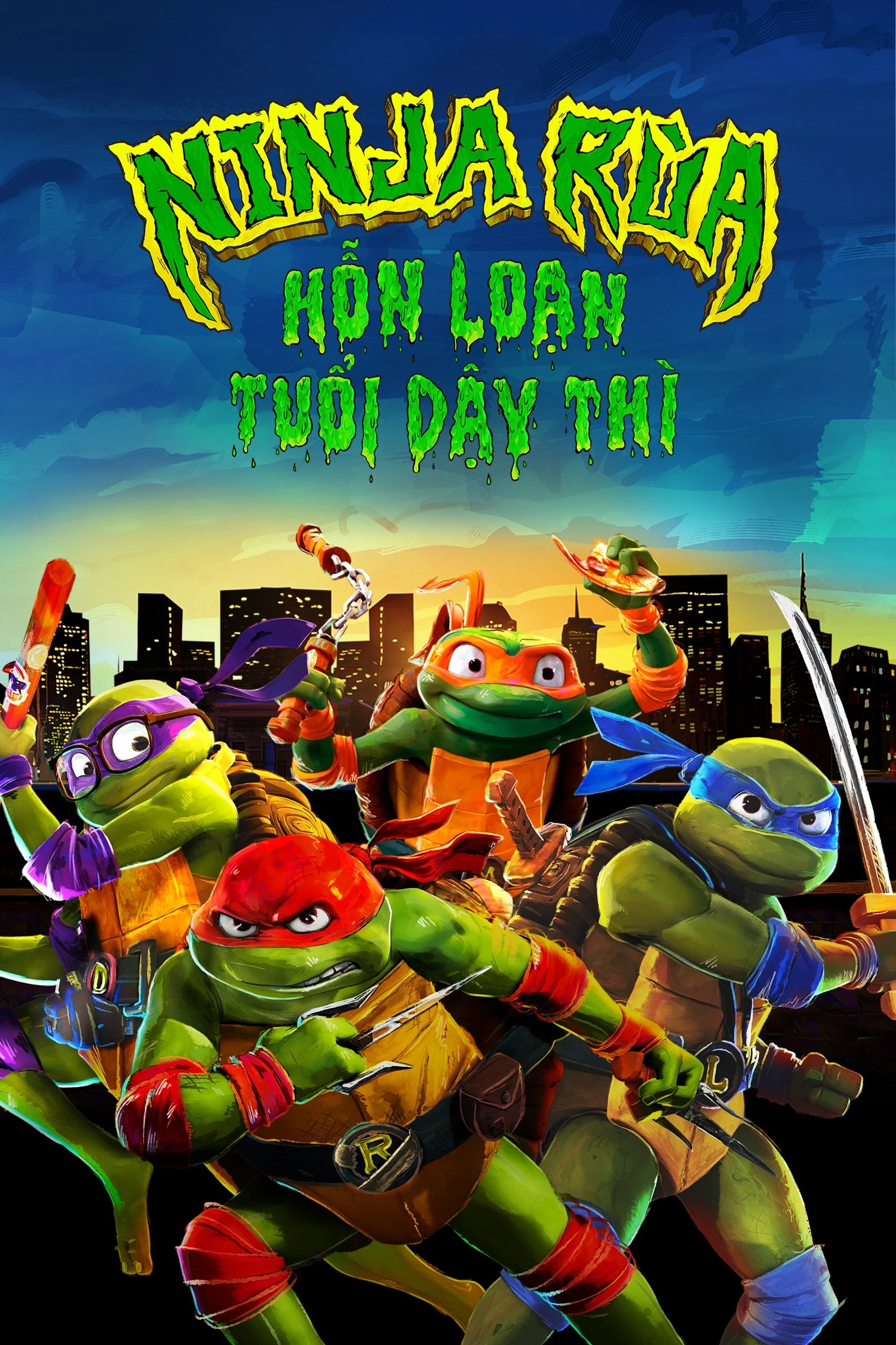 Xem phim Ninja Rùa: Hỗn Loạn Tuổi Dậy Thì - Full HD Vietsub