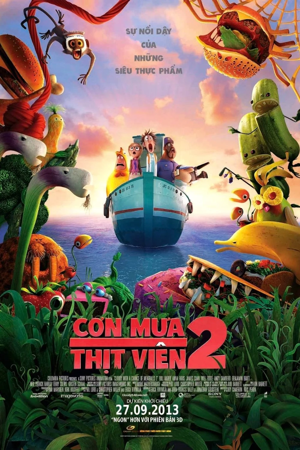 Xem phim Cơn Mưa Thịt Viên 2 - Full HD Vietsub