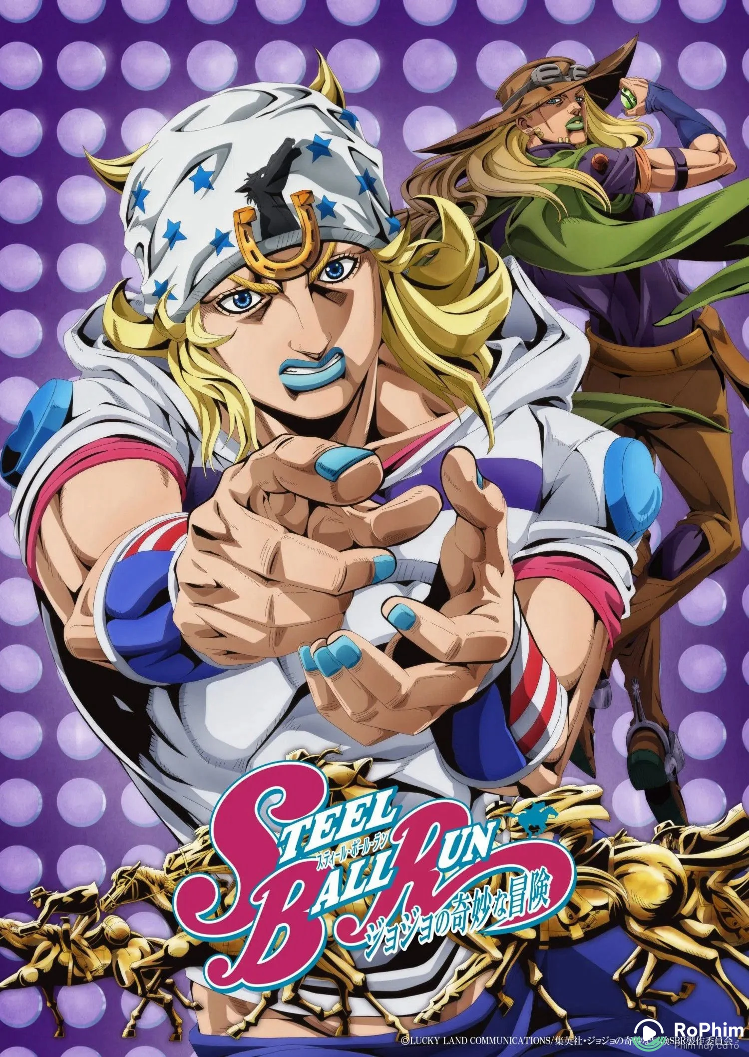 Xem phim STEEL BALL RUN: Cuộc phiêu lưu kì lạ của JoJo - Full HD Vietsub